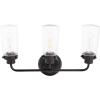 Safavieh Lighting Collection Derser Oil Rubbed Bronze 3-Light Vanity Sconce (LED Bulb Included)