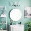 Safavieh Lighting Collection Remery Matte Black/Chrome 3-Light Sconce (LED Bulb Included)