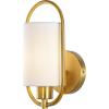 SAFAVIEH Lighting Collection Haldea Contemporary Brass Single Wall Sconce