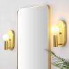 SAFAVIEH Lighting Collection Irima Contemporary Brass Wall Sconce Set of 2