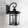 SAFAVIEH PLT4011A Lighting Cendra Black Wall (LED Bulb Included) Outdoor Lantern