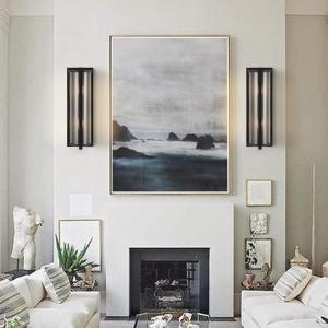 SAFAVIEH Lighting Collection Senla Modern 18-inch Bronze LED Rectangular Wall Sconce (Set of 2)