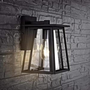 SAFAVIEH PLT4004A Lighting Stern Black Wall (LED Bulb Included) Outdoor Lantern