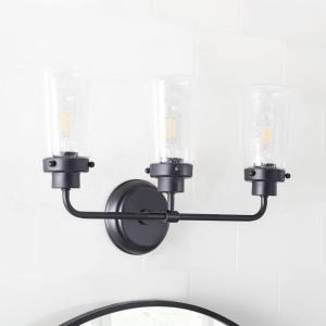 Safavieh Lighting Collection Derser Oil Rubbed Bronze 3-Light Vanity Sconce (LED Bulb Included)