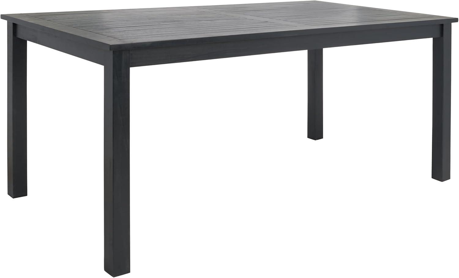 image:imageSAFAVIEH Outdoor Collection Aquina Natural Acacia WoodLight Brown 3Piece Dining SetBlackBlack