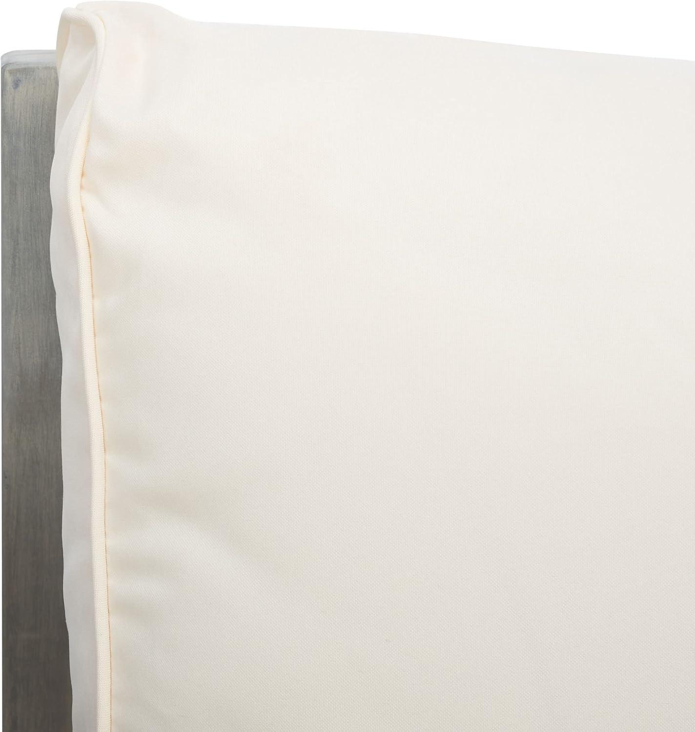 image:imageSAFAVIEH PAT6759B Collection Pratia Natural and Navy 5Piece Outdoor Patio SetAsh GreyBeige