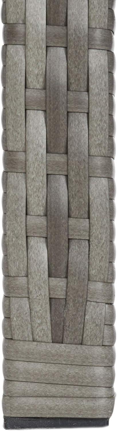image:imageSAFAVIEH PAT7505A Collection Aboka Black and Beige 4Piece Outdoor Living Patio SetGreyGrey