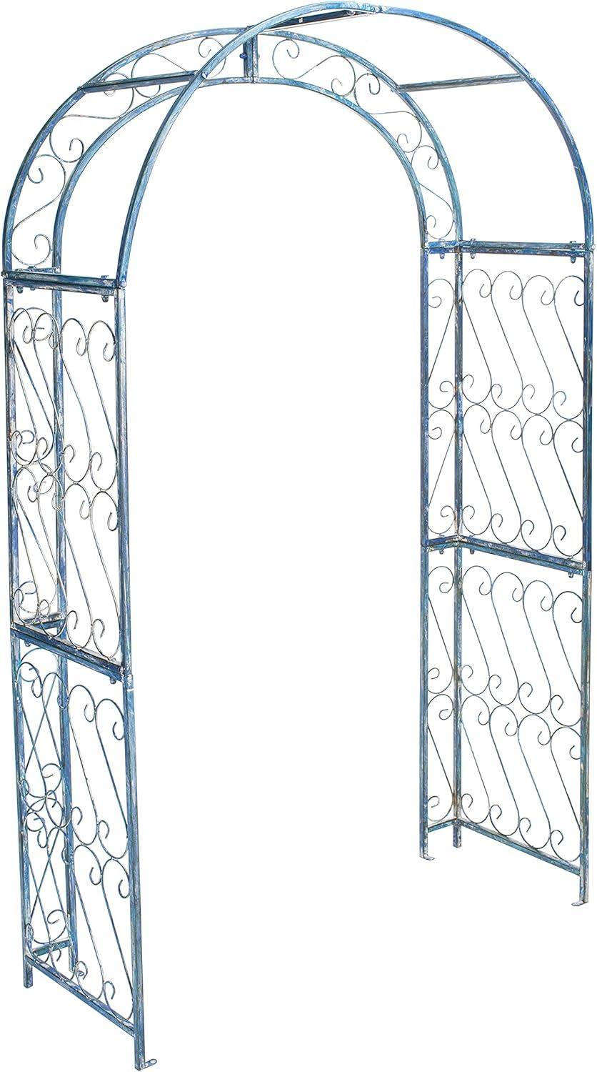 image:imageSafavieh Outdoor Collection Pagan Antique White ArchMossy Blue