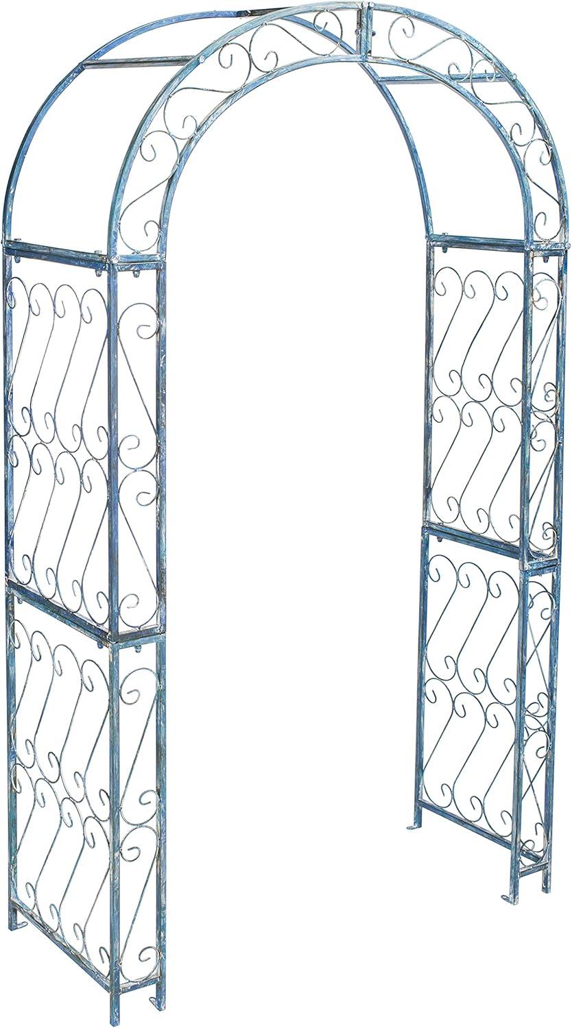 image:imageSafavieh Outdoor Collection Pagan Antique White ArchMossy Blue