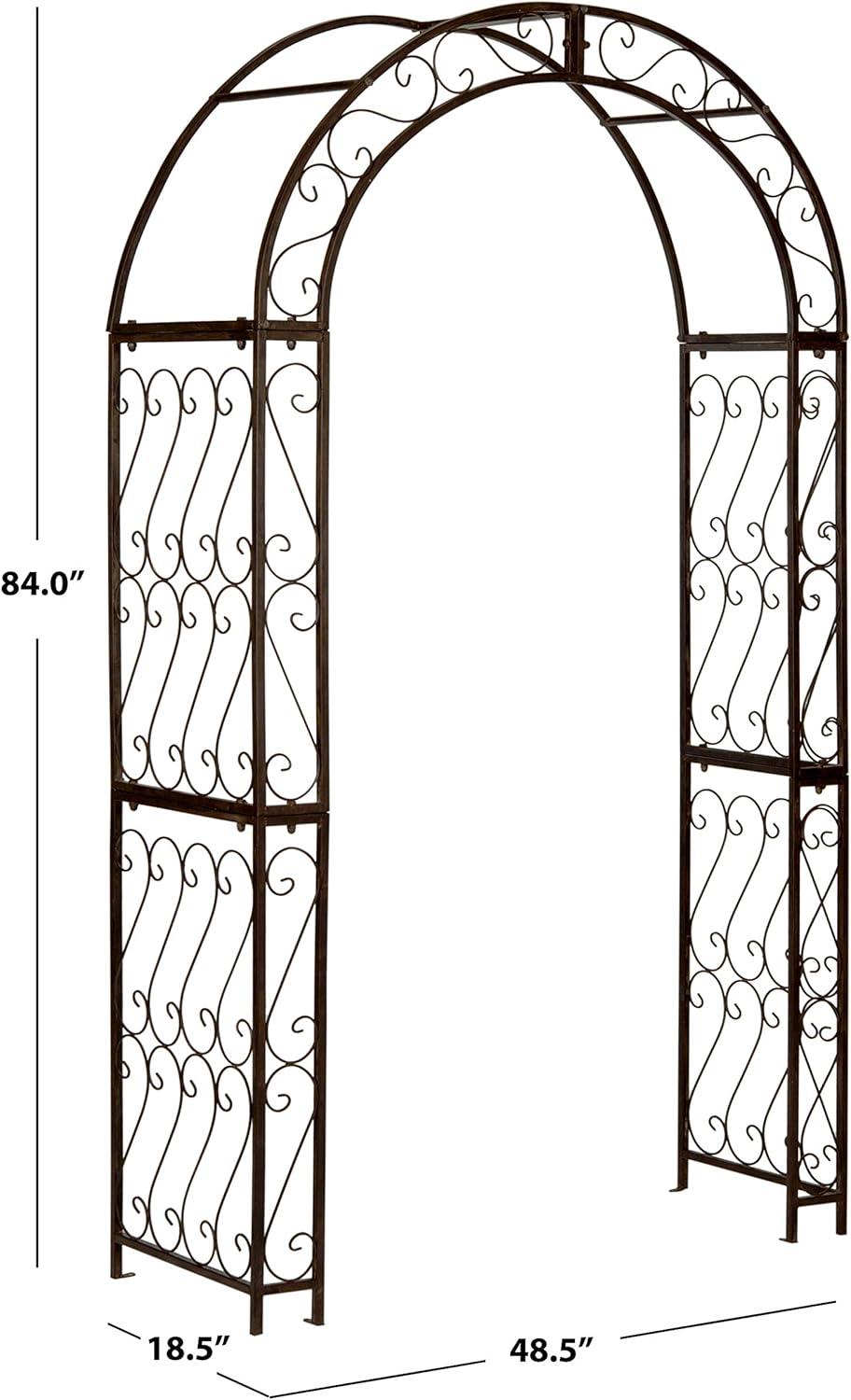 image:imageSafavieh Outdoor Collection Pagan Antique White ArchRustic Brown