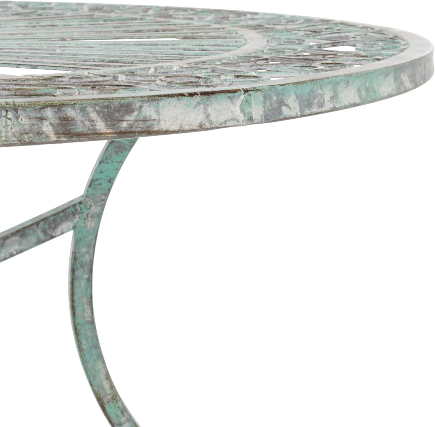 image:imageSafavieh Outdoor Collection Thessaly Antique White 5 Piece Patio SetAntique Dark Green