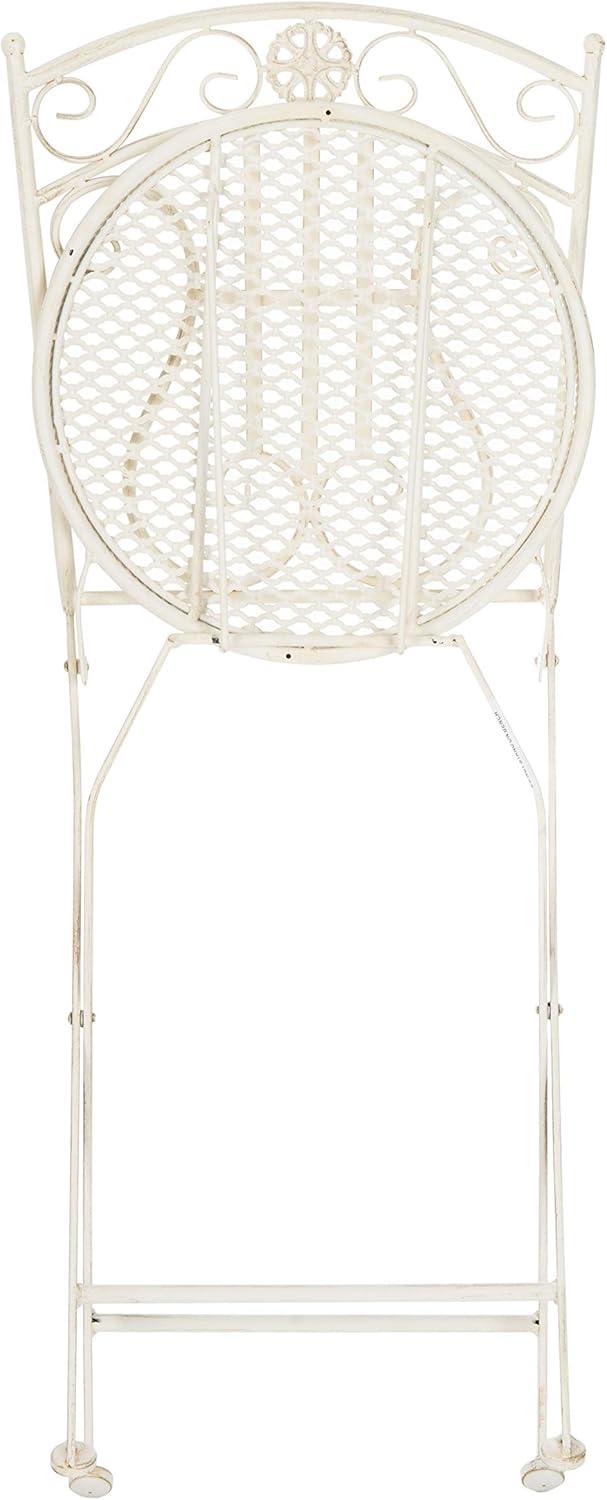 image:imageSafavieh PAT5028A Outdoor Collection Semly Pearl White 3Piece Bistro SetPearl White