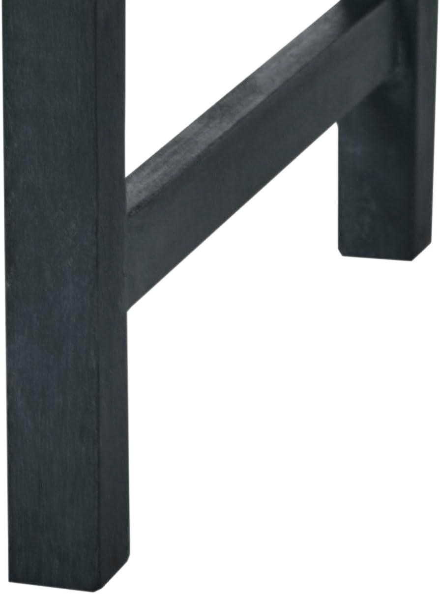 image:imageSafavieh PAT6738A Outdoor Collection Bradbury 3 Seat BenchDark Slate Gray Beige