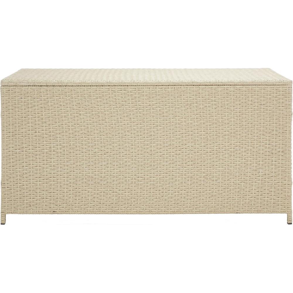 image:imageSAFAVIEH Outdoor Collection Oliveira NaturalWhite Cushion BoxBeigeWhite