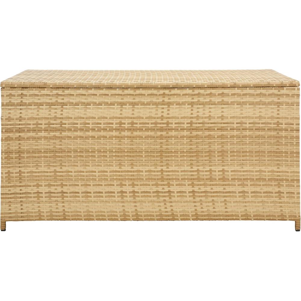image:imageSAFAVIEH Outdoor Collection Oliveira NaturalWhite Cushion BoxNaturalWhite