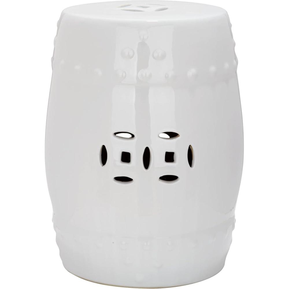 image:imageSafavieh Modern Ming Ceramic Decorative Garden Stool Light Aquawhite