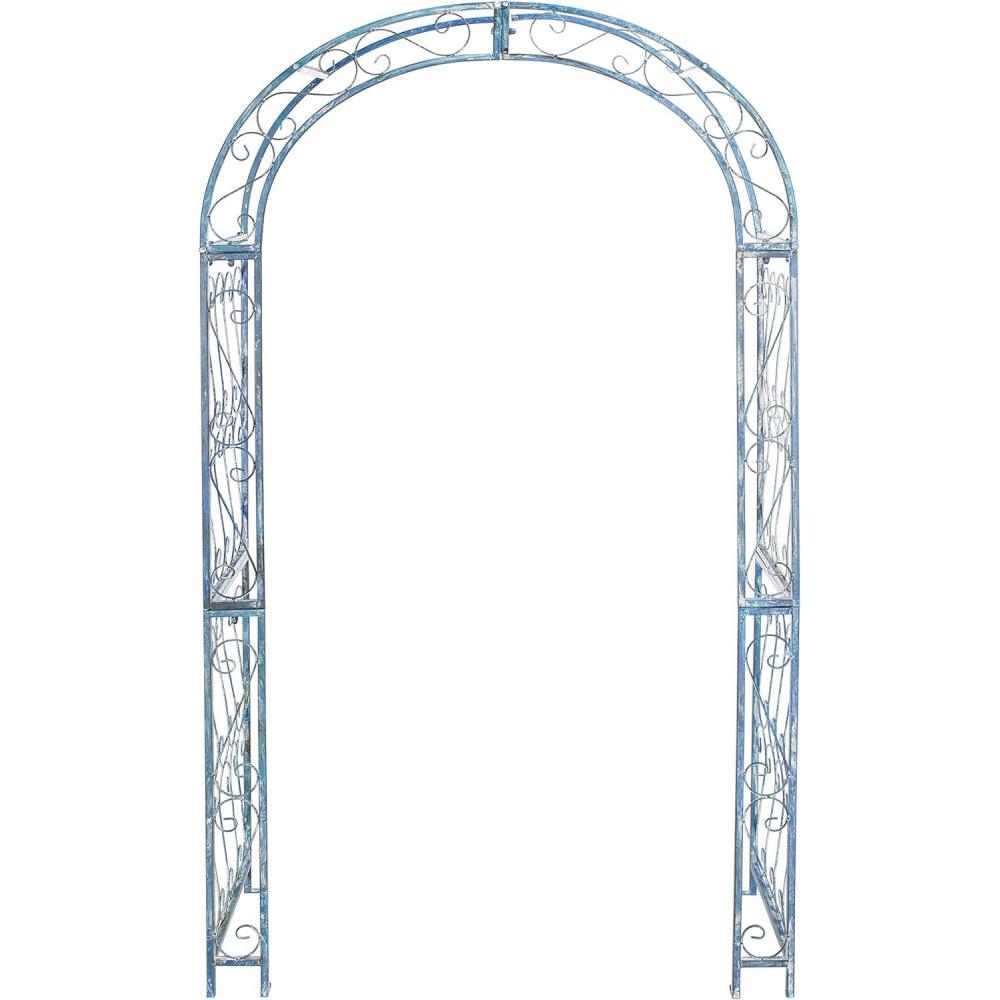 image:imageSafavieh Outdoor Collection Pagan Antique White ArchMossy Blue