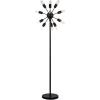 SAFAVIEH Lighting Collection Urban Retro Mid-Century Modern Industrial Sputnik Black 68-inch 12-light Living Room Bedroom Home Office Standing Floor Lamp (LED Edison Bulbs Included)