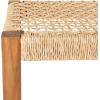 SAFAVIEH Outdoor Collection Aquina Natural Acacia Wood/Light Brown 3-Piece Dining Set(Natural/Natural)
