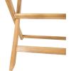 SAFAVIEH Outdoor Collection Bruna Teak 3 Piece Bistro Set