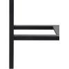 SAFAVIEH Outdoor Collection Burbank Black and White 4 Pc Outdoor Set(Black / Beige)