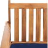 SAFAVIEH Outdoor Collection Burbank Black and White 4 Pc Outdoor Set(Natural / Navy)