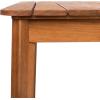 SAFAVIEH Outdoor Collection Europa Natural Acacia Wood 3-Piece Patio Dining Set(Natural)