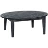SAFAVIEH Outdoor Living Collection Anaheim 5-Piece Outdoor Living Set(Dark Slate Gray)