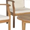SAFAVIEH Outdoor Living Collection Anaheim 5-Piece Outdoor Living Set(Natural / Beige)