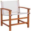 SAFAVIEH Outdoor Mardin Natural Brown and Beige 5-Piece Dining Set