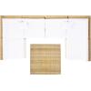 SAFAVIEH Outdoor Sectional Diona Black/White Outdoor Living Set(Natural/White)