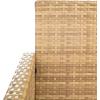 SAFAVIEH PAT7505A Collection Aboka Black and Beige 4-Piece Outdoor Living Patio Set(Natural/White)