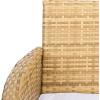 SAFAVIEH PAT7506B Collection Bandele Grey 4-Piece Outdoor Living Patio Set(Natural / White)