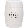 Safavieh Modern Ming Ceramic Decorative Garden Stool, Light Aqua(Cream)