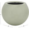 Safavieh Outdoor Collection Gerand Black Concrete Planter (Fully Assembled)(Sage)