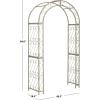 Safavieh Outdoor Collection Pagan Antique White Arch(Antique White)