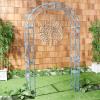 Safavieh Outdoor Collection Pagan Antique White Arch(Mossy Blue)