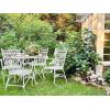 Safavieh Outdoor Collection Thessaly Antique White 5 Piece Patio Set(Antique White)