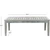 Safavieh Outdoor Living Collection Bradbury 4-Piece Outdoor Living Set, Natural/Beige, Chair: 25.6″ x 24.8″ x 31.9″ Bench: 48.4″ x 24.8″(Ash Grey / Beige)