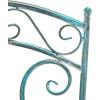 Safavieh PAT5028A Outdoor Collection Semly Pearl White 3-Piece Bistro Set(Mossy Blue)