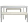 SAFAVIEH Outdoor Collection Aquina Natural Acacia Wood/Light Brown 3-Piece Dining Set(Grey/Grey)