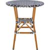 SAFAVIEH Outdoor Collection California Navy/White Bistro Table (Fully Assembled)