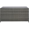 SAFAVIEH Outdoor Collection Oliveira Natural/White Cushion Box(Grey/White)