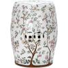 Safavieh Blooming Tree Ceramic Decorative Garden Stool, White