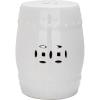 Safavieh Modern Ming Ceramic Decorative Garden Stool, Light Aqua(white)