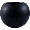 Safavieh Outdoor Collection Gerand Black Concrete Planter (Fully Assembled)(Black)