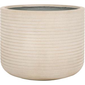 SAFAVIEH Outdoor Collection Nardo Beige Cement Ficonstone Planter Pot(Beige)