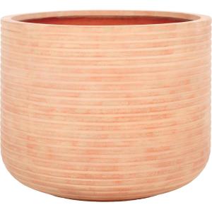SAFAVIEH Outdoor Collection Nardo Beige Cement Ficonstone Planter Pot(Terracotta)