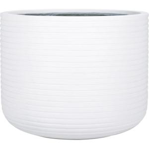 SAFAVIEH Outdoor Collection Nardo Beige Cement Ficonstone Planter Pot(White)