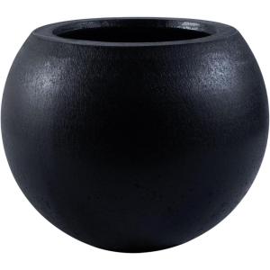 Safavieh Outdoor Collection Gerand Black Concrete Planter (Fully Assembled)(Black)